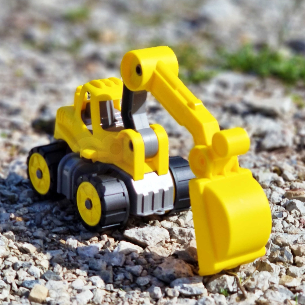 Mini ekskavatorius BIG Power Worker Excavator-Žaislai, Kūdikiams, Žaislai mažyliams (iki 4 m.