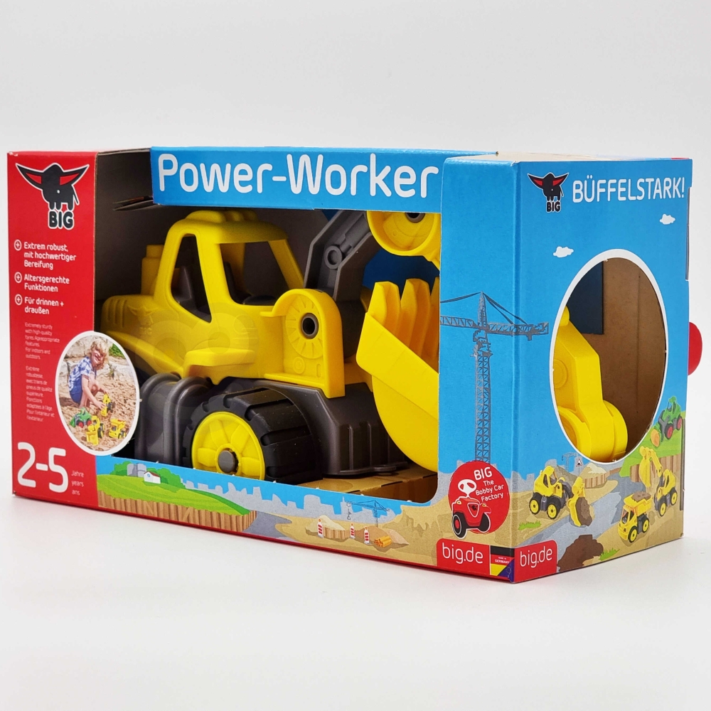 Mini ekskavatorius BIG Power Worker Excavator-Žaislai, Kūdikiams, Žaislai mažyliams (iki 4 m.