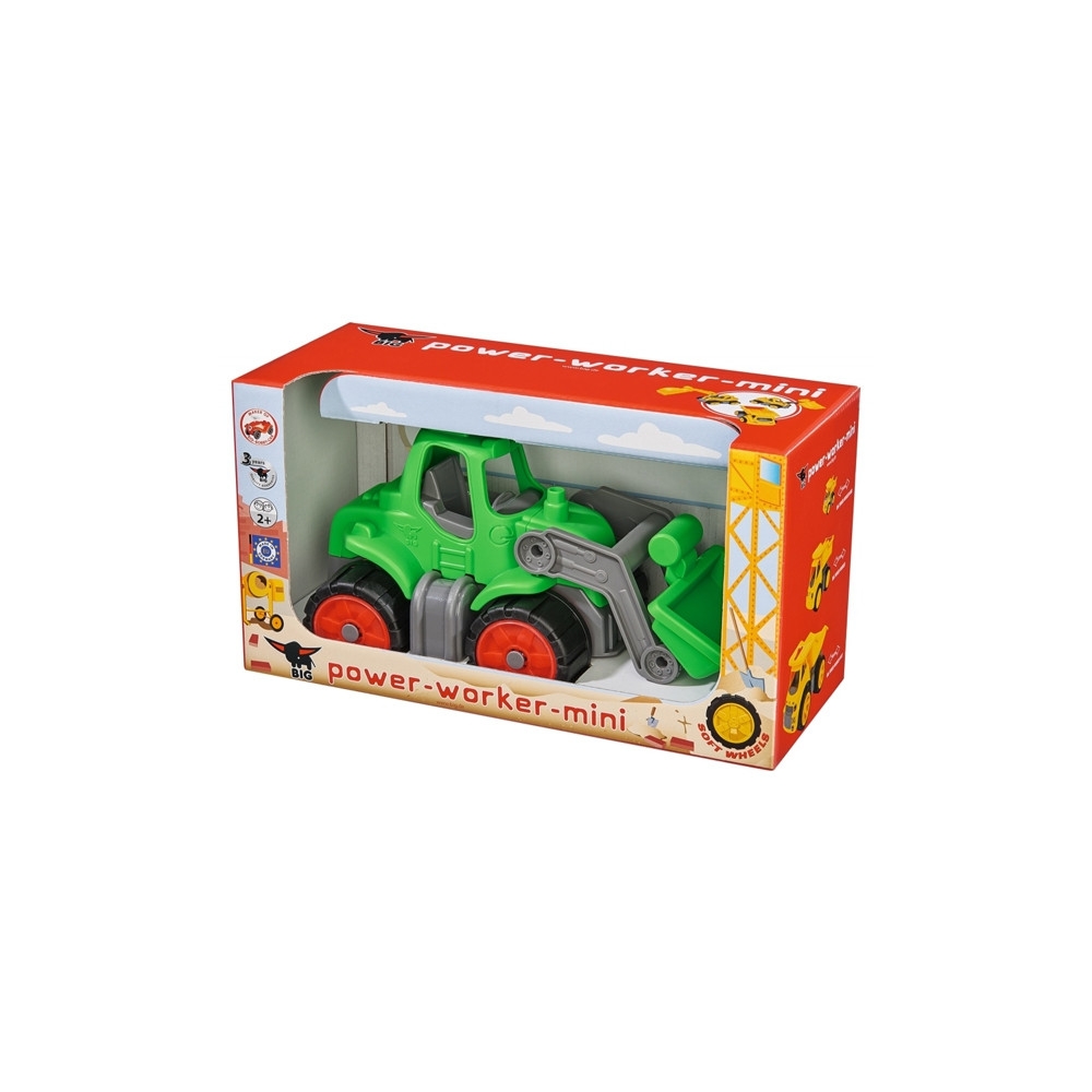 Mini traktorius BIG Power Worker-Žaislai, Kūdikiams, Žaislai mažyliams (iki 4 m.
