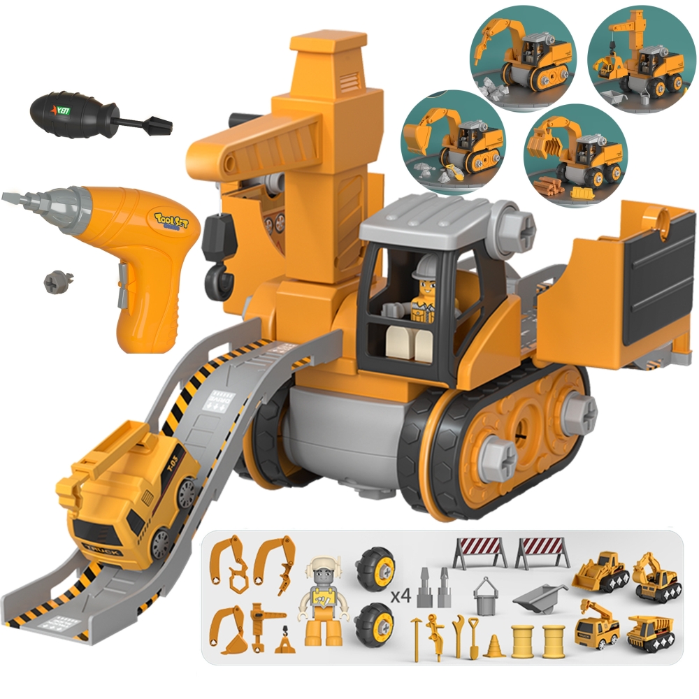 Statybvietė WOOPIE Mega Construction Yard 5-in-1 XXL rinkinys