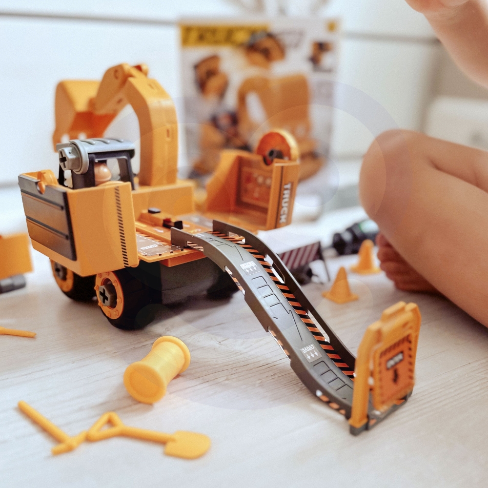 Statybvietė WOOPIE Mega Construction Yard 5-in-1 XXL rinkinys