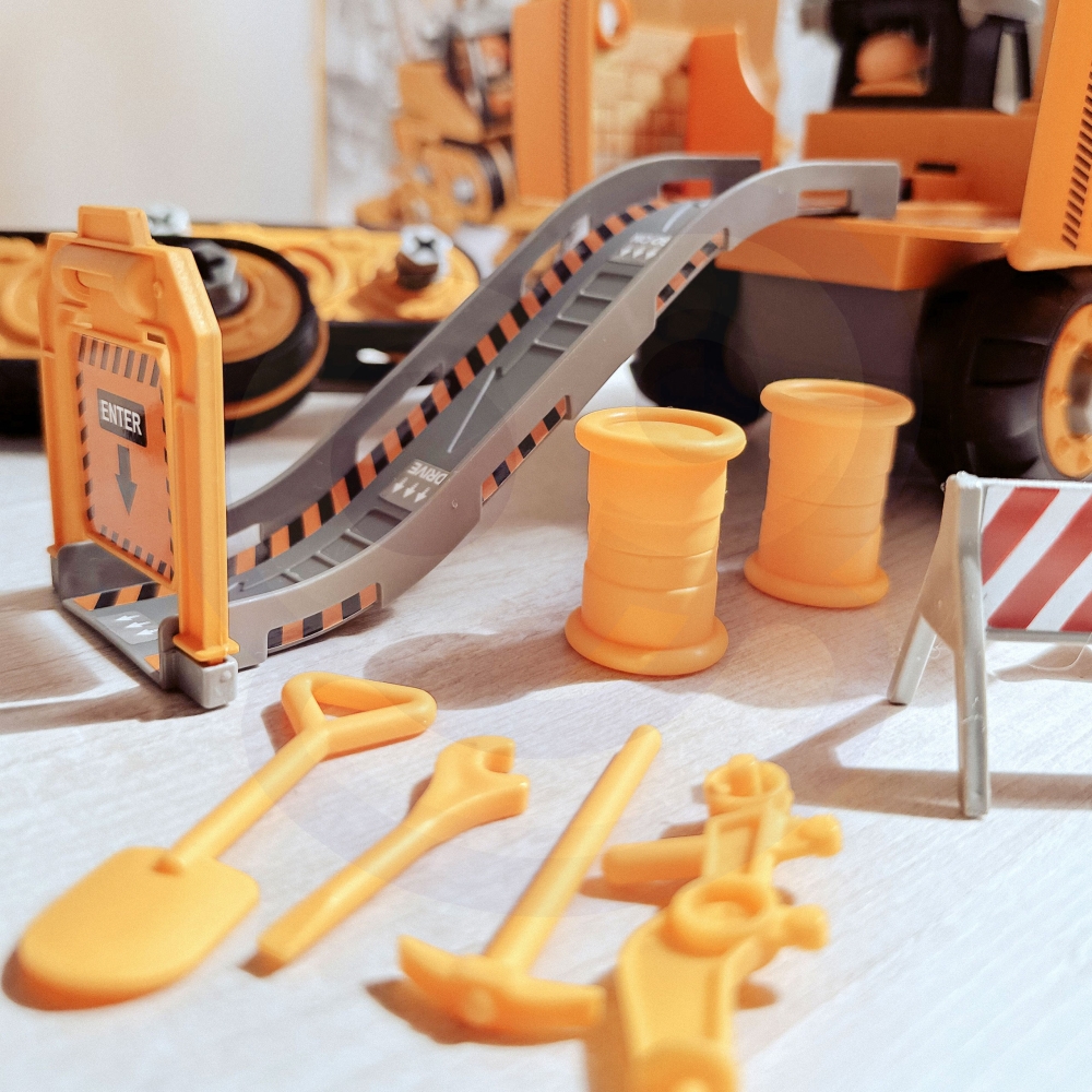 Statybvietė WOOPIE Mega Construction Yard 5-in-1 XXL rinkinys