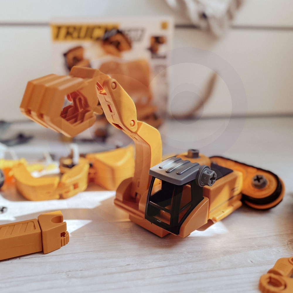 Statybvietė WOOPIE Mega Construction Yard 5-in-1 XXL rinkinys