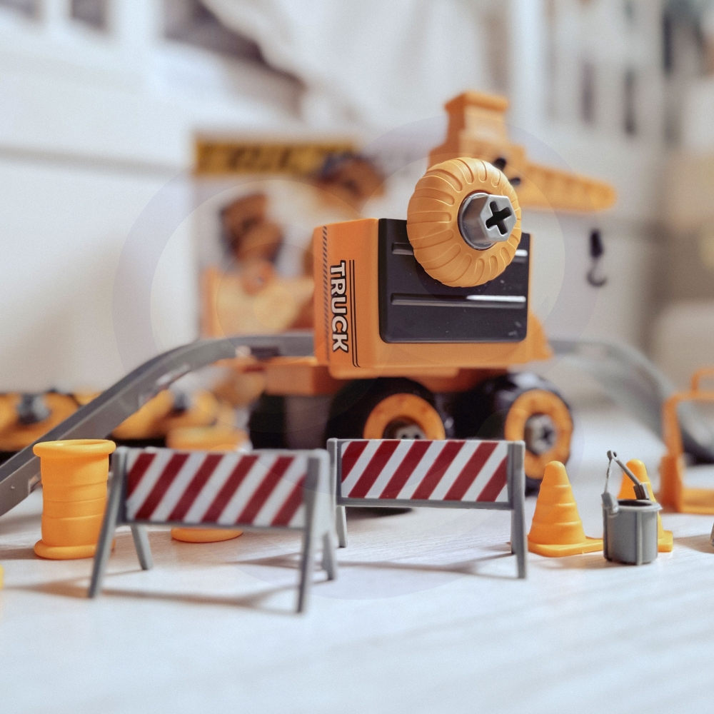 Statybvietė WOOPIE Mega Construction Yard 5-in-1 XXL rinkinys