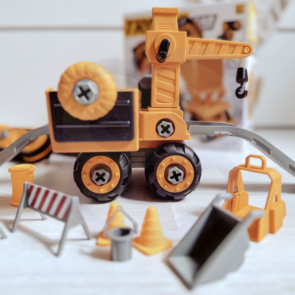 Statybvietė WOOPIE Mega Construction Yard 5-in-1 XXL rinkinys