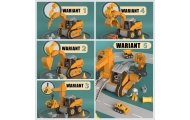Statybvietė WOOPIE Mega Construction Yard 5-in-1 XXL rinkinys