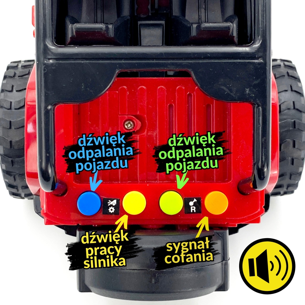 Visureigis džipas WOOPIE su garso ir šviesos efektais-Žaislai, Auto ir transporto žaislai, Mašinos-e-vaikas