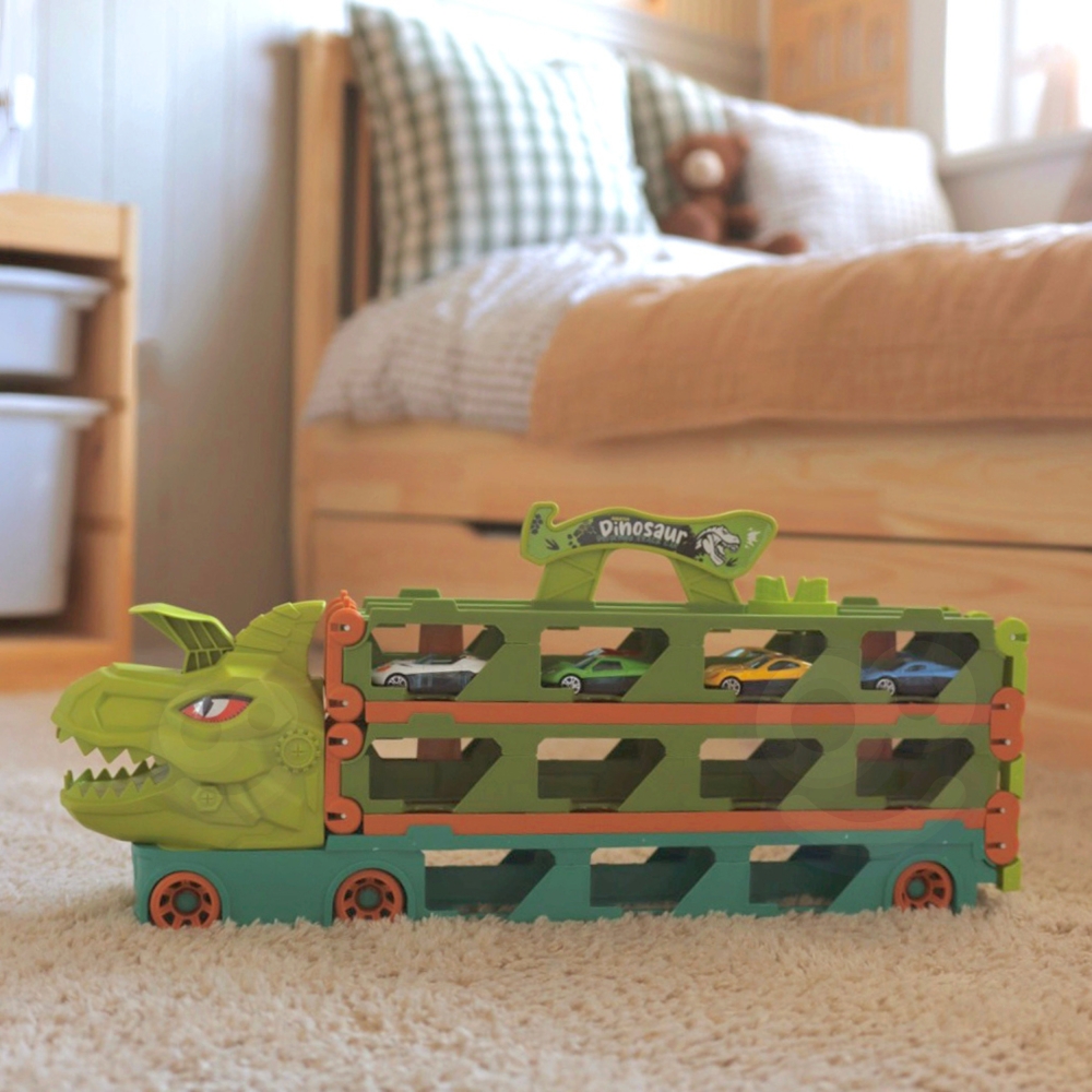 WOOPIE Toy Truck Dinosaur Track 2.1m for Cars