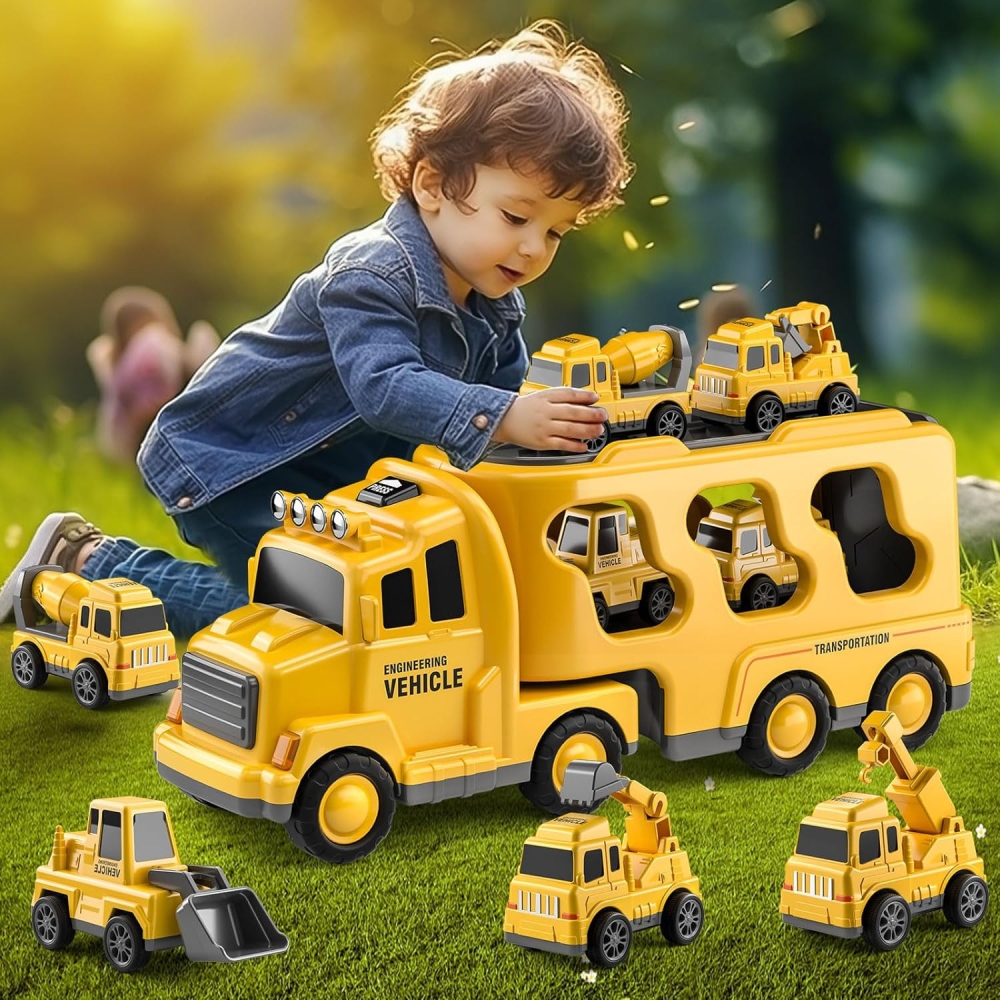 Kelių pagalbos sunkvežimio rinkinys WOOPIE + 5 automobiliai-Žaislai, Auto ir transporto žaislai, Garažai, trasos ir kita, Mašino