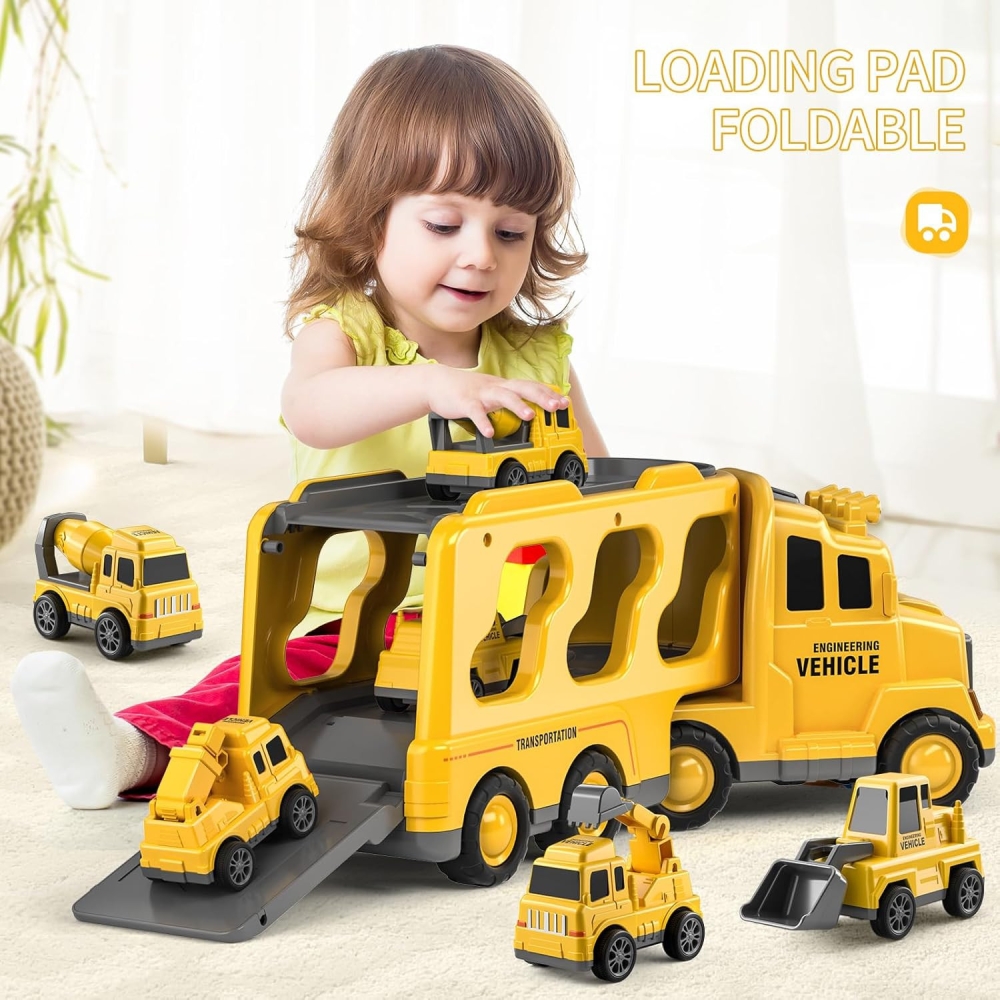 Kelių pagalbos sunkvežimio rinkinys WOOPIE + 5 automobiliai-Žaislai, Auto ir transporto žaislai, Garažai, trasos ir kita, Mašino