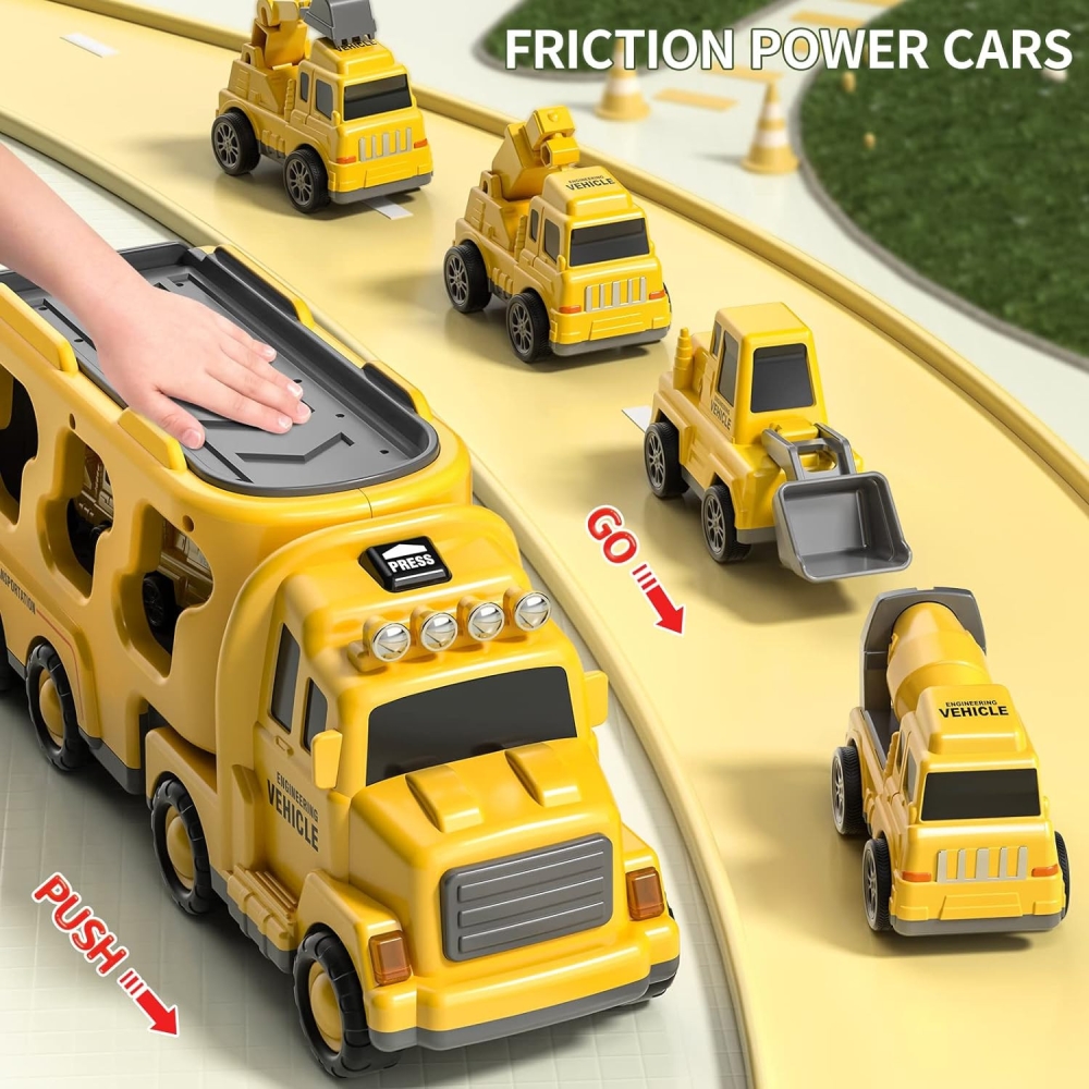 Kelių pagalbos sunkvežimio rinkinys WOOPIE + 5 automobiliai-Žaislai, Auto ir transporto žaislai, Garažai, trasos ir kita, Mašino