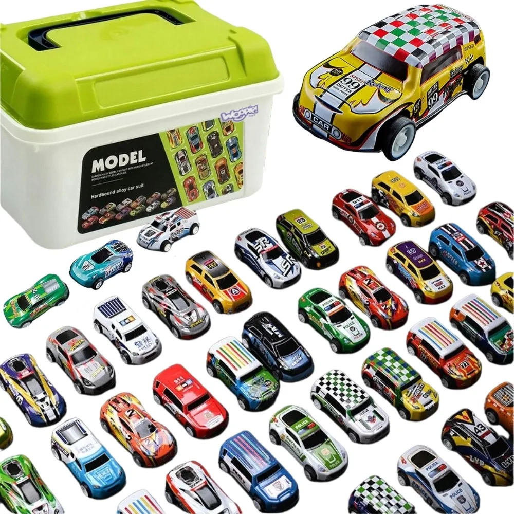 Lenktyninių automobilių rinkinys WOOPIE, 30 vnt + kilimėlis-Žaislai, Auto ir transporto žaislai, Mašinos-e-vaikas