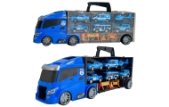 WOOPIE Transporterio sunkvežimio rinkinys 3in1 Mėlyna policija