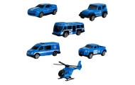 WOOPIE Zestaw Cieżarówka Transporter 3w1 Niebieski Policja					