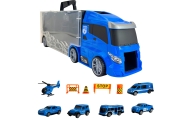 WOOPIE Zestaw Cieżarówka Transporter 3w1 Niebieski Policja					