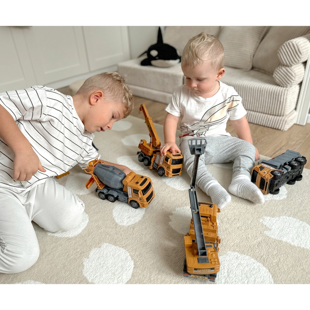 WOOPIE didelis rinkinys Construction Cars 6in1