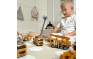 WOOPIE Wielki Zestaw Auta Budowlane 6w1