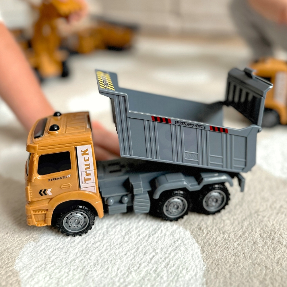 WOOPIE didelis rinkinys Construction Cars 6in1