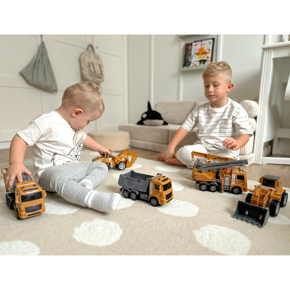 WOOPIE didelis rinkinys Construction Cars 6in1