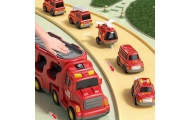 WOOPIE Road Tow Truck Set of 5 Cars - Fire Department