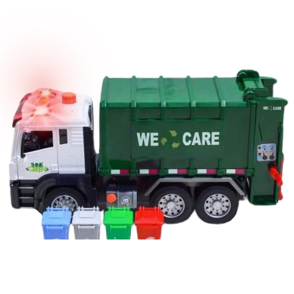 Šiukšlių surinkimo sunkvežimis WOOPIE 1:10-Žaislai, Auto ir transporto žaislai, Mašinos-e-vaikas