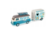 WOOPIE Kamper XL dla Lalek Zestaw Kempingowy z Przyczepką