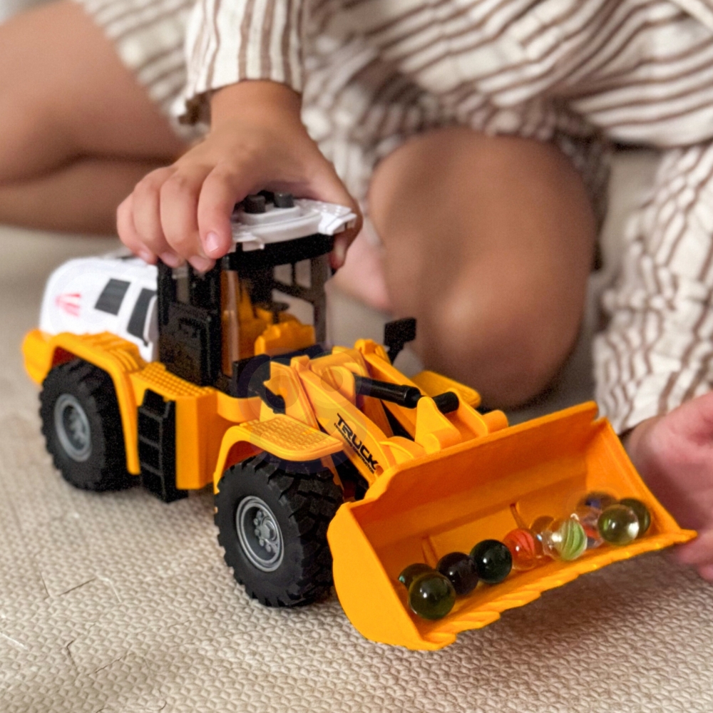 Statybinis krautuvas ekskavatorius WOOPIE 1:16 Šviesos ir garso efektai