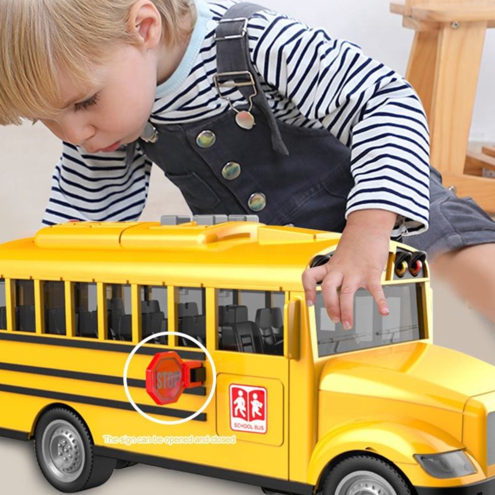 Interaktyvus elektrinis mokyklinis autobusas WOOPIE 1:20