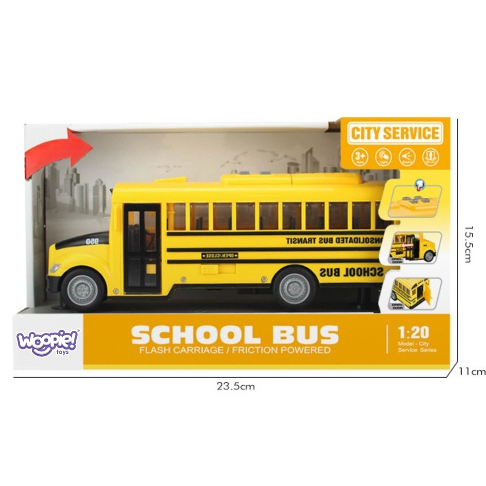Interaktyvus elektrinis mokyklinis autobusas WOOPIE 1:20
