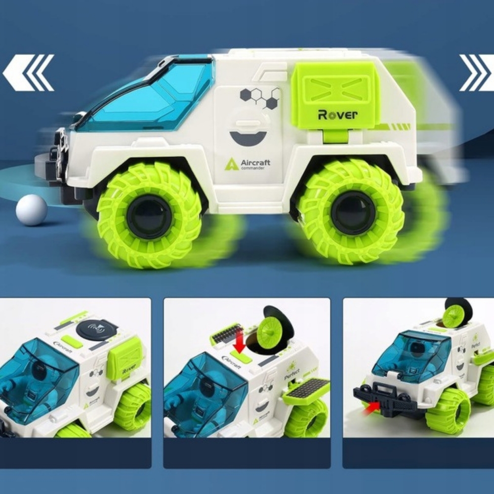 Interaktyvusis kosminis roveris WOOPIE Kosminis rinkinys-Žaislai, Auto ir transporto žaislai, Kosminiai laivai-e-vaikas