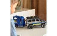 Policijos visureigio ir arklio priekabos rinkinys WOOPIE-Žaislai, Auto ir transporto žaislai, Mašinos-e-vaikas