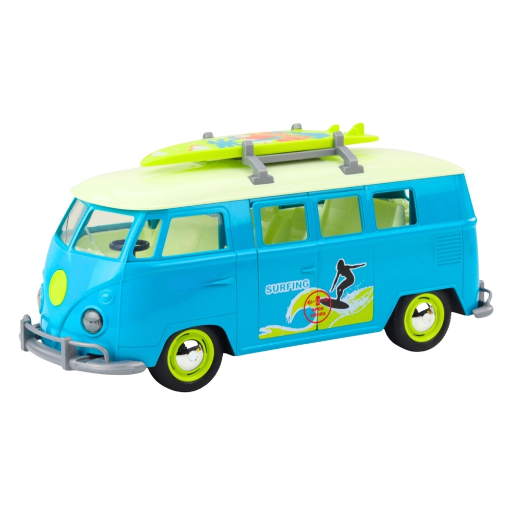Autobusas WOOPIE Surfing Classic Blue su šviesomis ir garsu-Žaislai, Auto ir transporto žaislai, Mašinos-e-vaikas