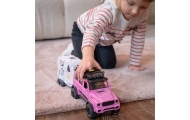 Visureigių rinkinys su priekaba ir arklio figūrėle WOOPIE Rožinis-Žaislai, Auto ir transporto žaislai, Mašinos-e-vaikas