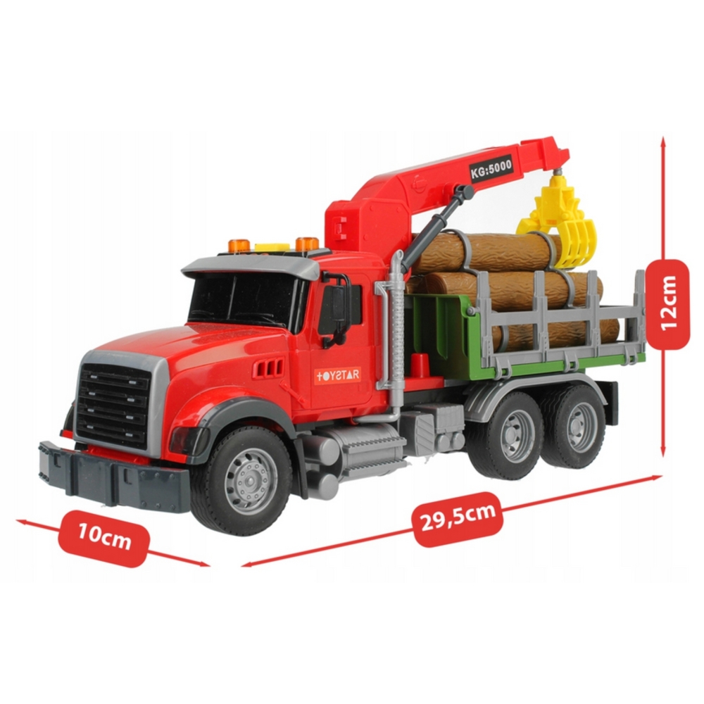 Sunkvežimis su judančiu kranu WOOPIE garsai šviesa 1:14-Žaislai, Auto ir transporto žaislai, Mašinos-e-vaikas
