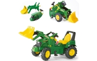 Rolly Toys 710126 Traktor Rolly Farmtrac John Deere z łyżką i pompowanymi kołami