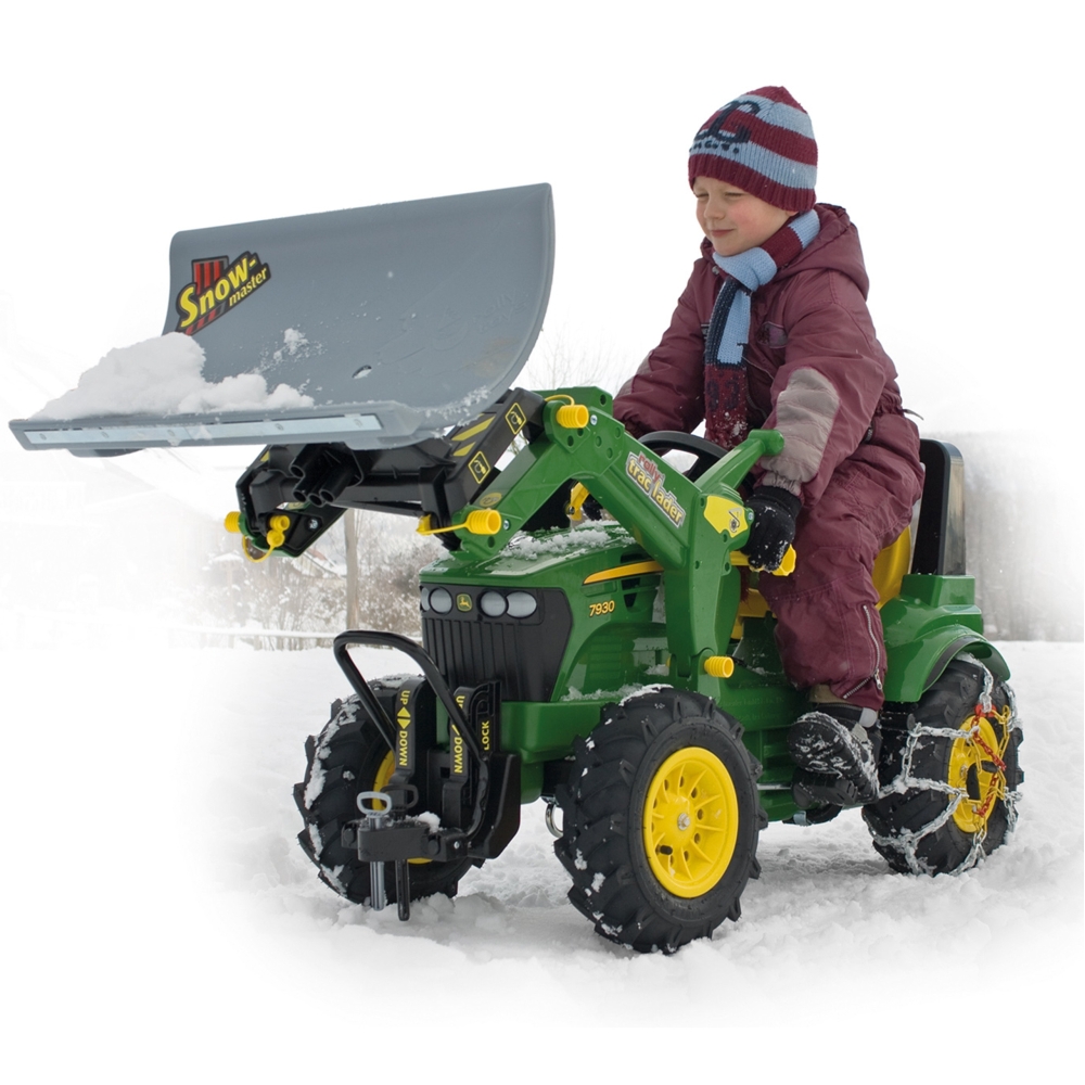 Minamas traktorius su kaušu ir pripučiamais ratais Rolly Toys 710126 Rolly Farmtrac John Deere-Judėjimui, Minami traktoriai ir j