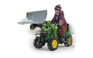 Minamas traktorius su kaušu ir pripučiamais ratais Rolly Toys 710126 Rolly Farmtrac John Deere-Judėjimui, Minami traktoriai ir j