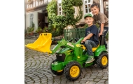 Rolly Toys 710126 Traktor Rolly Farmtrac John Deere z łyżką i pompowanymi kołami