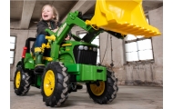 Rolly Toys 710126 Traktor Rolly Farmtrac John Deere z łyżką i pompowanymi kołami