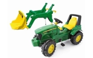 Rolly Toys 710126 Traktor Rolly Farmtrac John Deere z łyżką i pompowanymi kołami