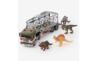WOOPIE Ciężarówka Transporter Dinozaurów Auto z Dźwiękiem i Światłem