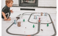 WOOPIE Electric Train Huge 914 cm Track Bridge Tunnel 86 pcs.