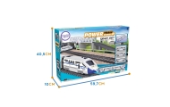 WOOPIE Electric Train Huge 914 cm Track Bridge Tunnel 86 pcs.