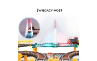 WOOPIE Electric Train 2in1 Race Track Train Viaduct Car XXL 192 pcs.