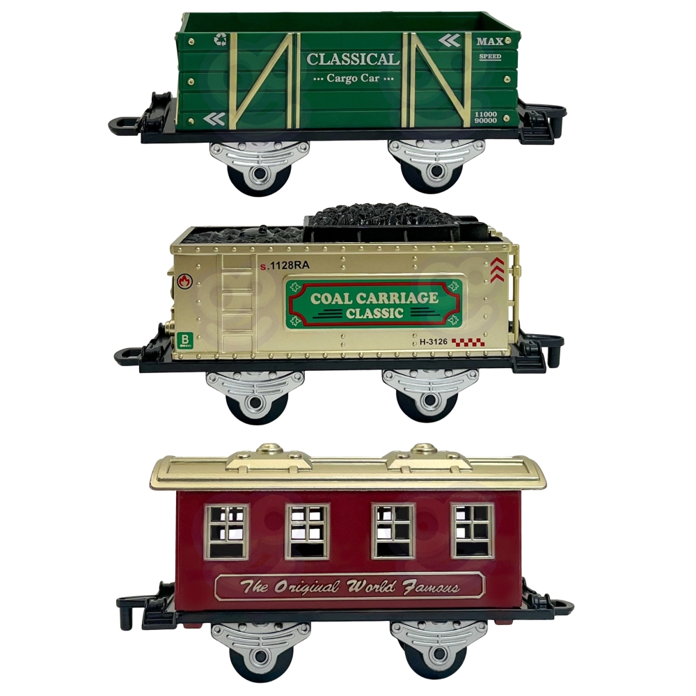 WOOPIE Classic Steam Train Locomotive Track XXL 