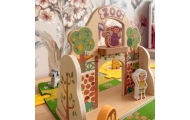 Mini zoologijos sodas krepšelyje TOOKY TOY-Žaislai, Kūdikiams, Žaislai mažyliams (iki 4 m.