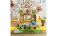 Mini zoologijos sodas krepšelyje TOOKY TOY-Žaislai, Kūdikiams, Žaislai mažyliams (iki 4 m.
