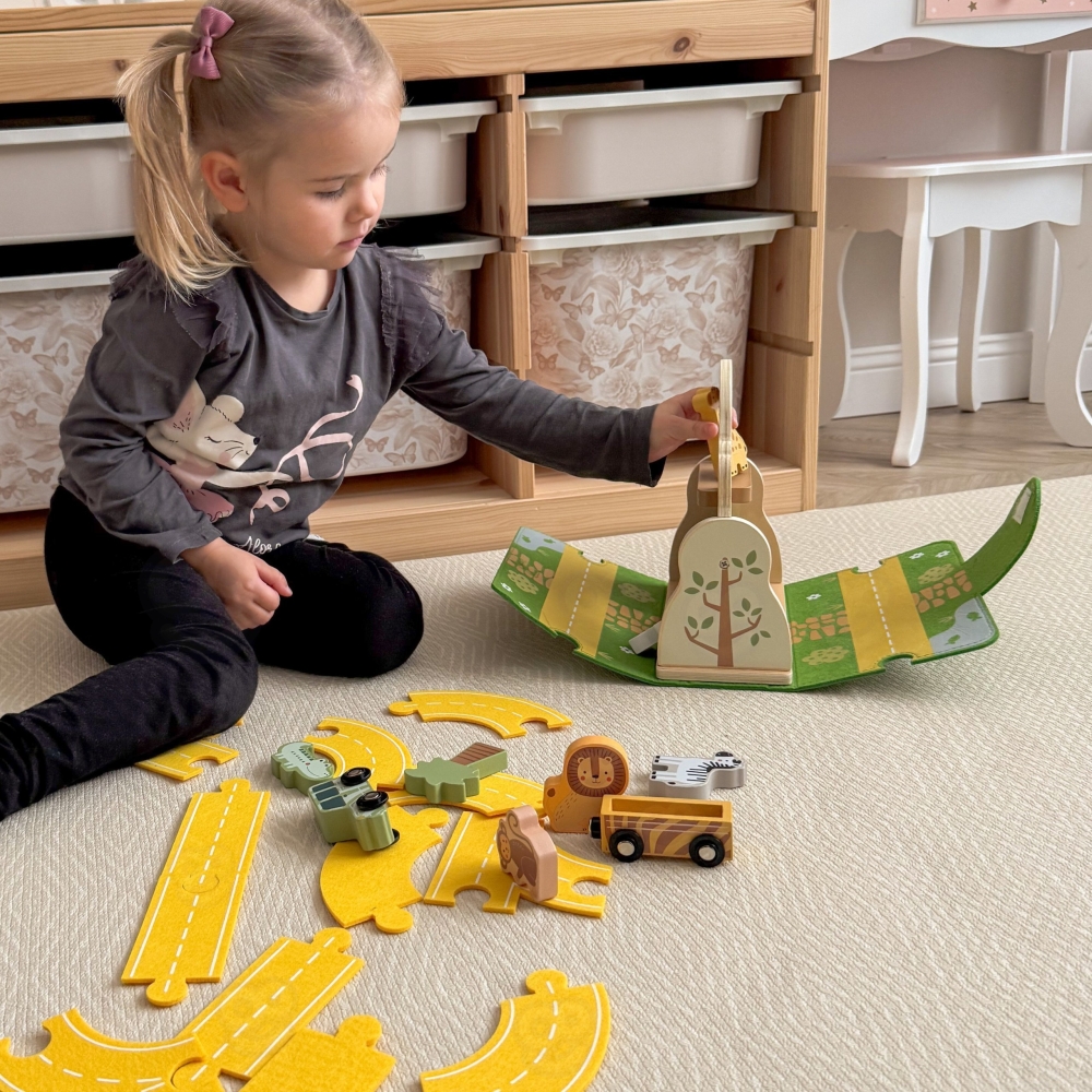 Mini zoologijos sodas krepšelyje TOOKY TOY-Žaislai, Kūdikiams, Žaislai mažyliams (iki 4 m.