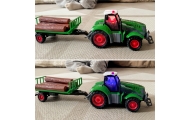 WOOPIE Traktor z Przyczepą na Pilota Sterowany RC - Skala 1:24					