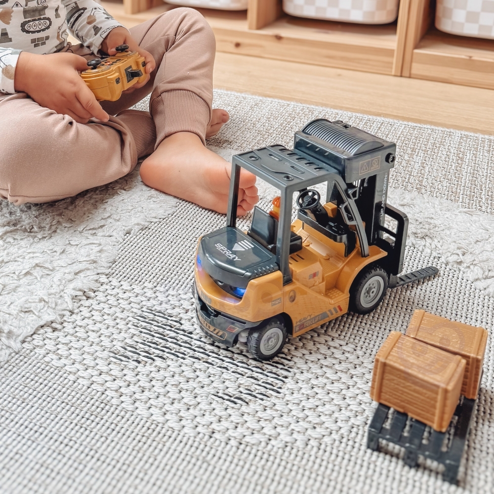 Nuotoliniu būdu valdomas 2-in-1 RC krautuvas WOOPIE Rock 1:24-Žaislai, Auto ir transporto žaislai, Traktoriai-e-vaikas